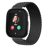 Lurmerea 20mm Bracelet en Nylon Compatible avec Xplora X6 Play/Pro/Gen 2, Design Sans Fermoir Élastique Doux Sangle de Remplacement Respirant Confortable pour Anio 6/5 Enfants Garçons Filles