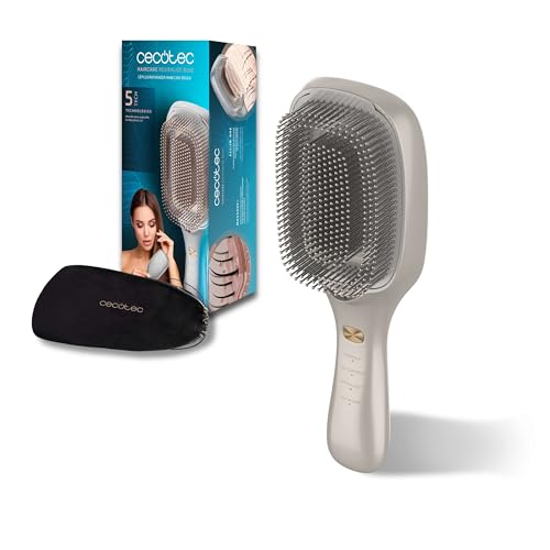 Cepillo reparador de cuero cabelludo Cecotec HairCare con acabados premium y triple terapia