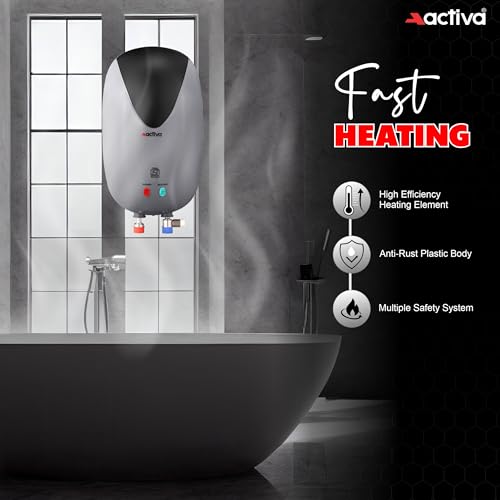 ACTIVA Store ACTIVA Instant Water Geyser, 3000 Watt, 3 Ltr Tank, ISI - Image 6