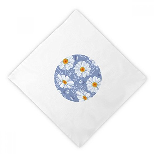 Servilletas de tela con flor de calliopsis para decorar tus cenas familiares 2