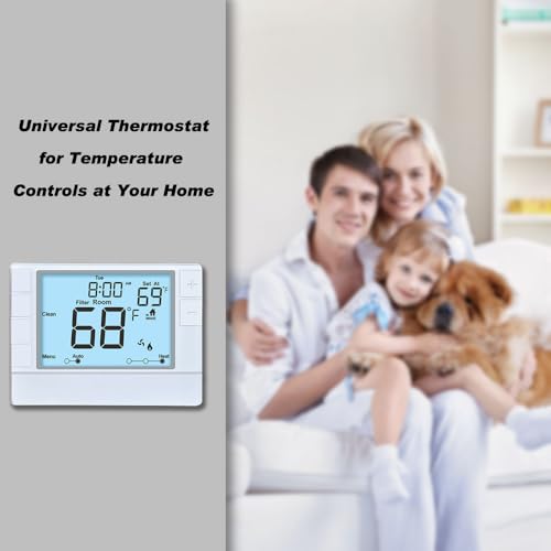 Thermostat programmable multi-etapes pour reguler 2 chaleurs et 2 refroidissements - 8