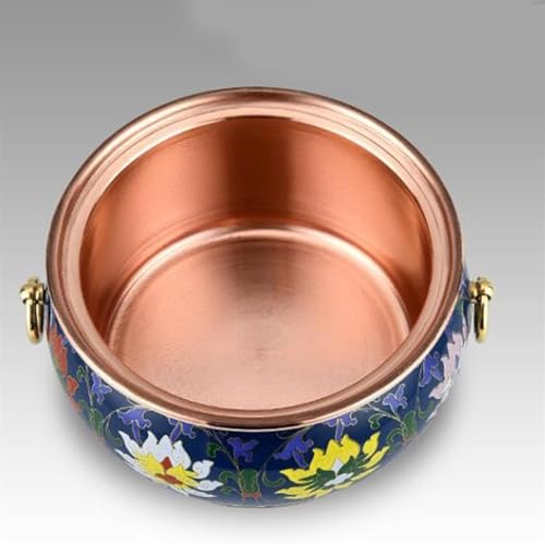Olla caliente de cobre 16 cm para cocina miniatura 6