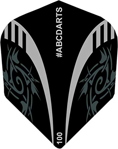 ABC 990036 Jeu de Fléchettes Mixtes Noir pour intérieur