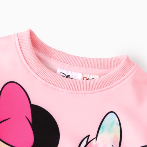 Image of Disney Frozen Minnie Mouse Stitch Princess Fall Toddler Girl Outfit 2 Piece Girl Clothes Long Sleeve Sweatshirt and Leggings