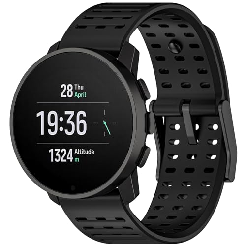 Th-some Silicone Bracelet pour Suunto 9 Peak Pro/Suunto 9 Peak, 22MM Sport Bracelet de Remplacement Compatible avec Suunto Vertical, Bracelet de Rechange Compatible avec Suunto 5 Peak