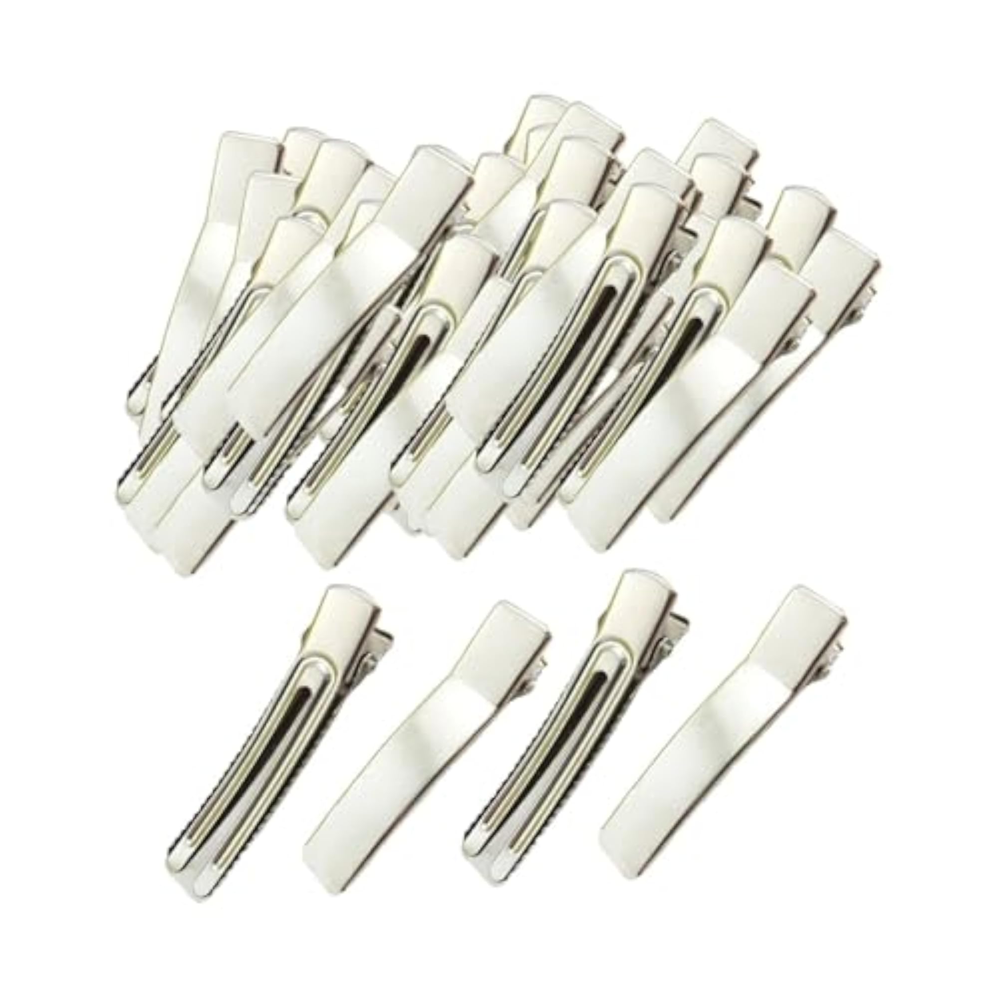 4X50 Pieces Alligator Hair Clips, Flat Styling Accessories