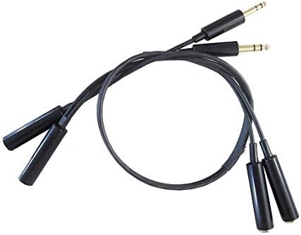 Faro Aviation Aircraft Double Headset Y Adapter