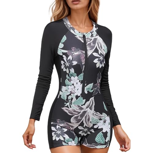 Maillot de bain manches longues femme grand confort pour plage et loisirs nautiques