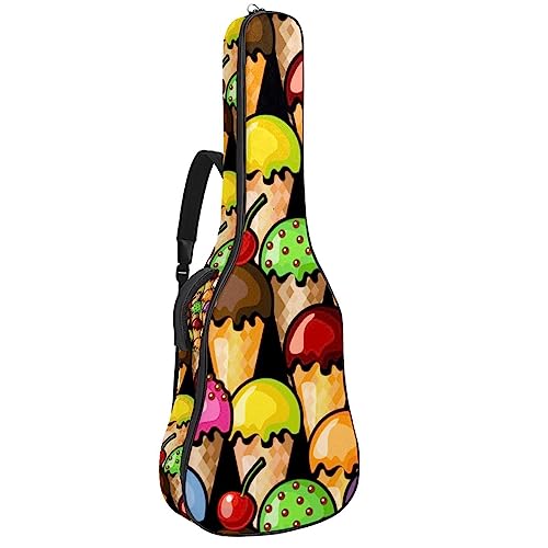 Housse pour guitare acoustique – Motif tricoté à rayures colorées Grand étui pour guitare compatible avec la plupart des tailles de guitare, Multicolore 4., 42.9×16.9×4.7 in, Motif imprimé tendance - Les Beatles, Paul McCartney, John Lennon, RIngo Starr, George Harrison Housse pour guitare acoustique – Motif tricoté à rayures colorées Grand étui pour guitare compatible avec la plupart des tailles de guitare, Multicolore 4., 42.9x16.9x4.7 in, Motif imprimé tendance