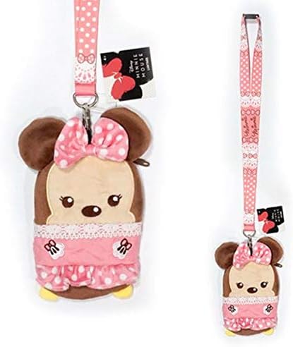 Minnie Mouse (Pink) Deluxe Lanyard with Pouch Card Holder image 2