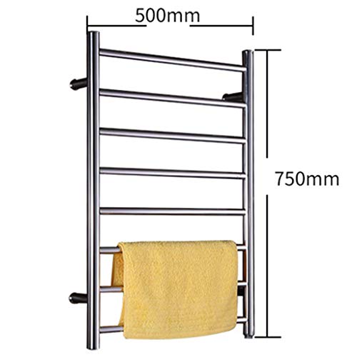 image for SJSLSJSL Towel Warmer, 85w Electric Heated Towel Rack, Ip44 Dustproof 
