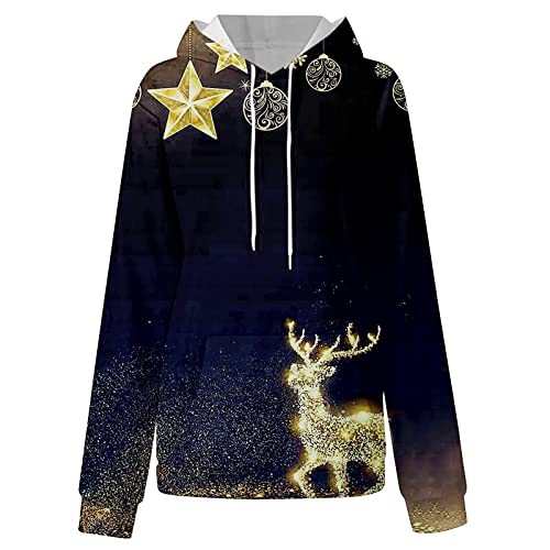 Jjhaevdy  Women's Tie Dye Casual Long Sleeve Hoodies Sweatshirts Drawstring Pullover Tunic Tops With Pockets #TOP3