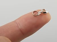 Vista 4 de 1 caja de 30 piezas de clip de clip de pellizco relleno de oro real para bricolaje fabricación de joyas (mezcla de 3 colores)