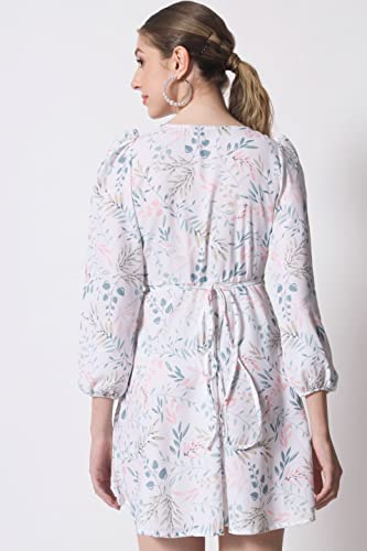 Image of SHOPPING QUEEN Women's Crepe Fit & Flare Dress