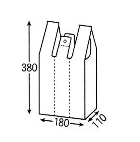 Amazon.co.jp: レジ袋 東日本12号/西日本30号 白 1ケース＝100枚×20冊