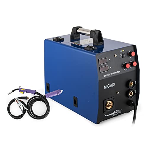 soldador 200Amp MIG/MMA 2-IN-1 Inverter DC Soldador IGBT, gas/gas sin gas