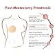 ONEFENG Mastektomie Prothese,Silikon Brustform Prothesen Spirale Right Brüste Silikonbrüste BH Pad Enhancer Einlagen(300g/1 Stück)