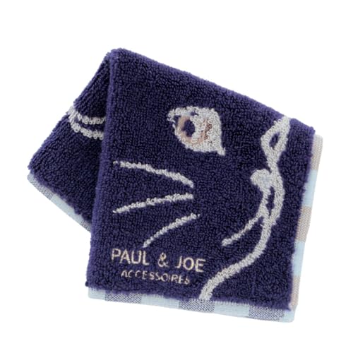 【PAUL＆JOE ACCESSOIRES】 ポール＆ジョー ミニ タオルハンカチ（20cm）ジプシー 婦人 レディース タオル ハンドタオル 約20cm 107105-0011 (ネイビー)のサムネイル
