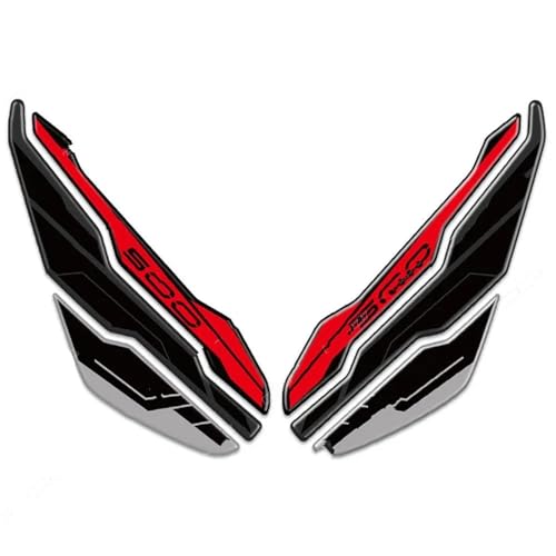 Pegatina carenado Kawasaki Z500 2024 evita arañazos depósito Red1