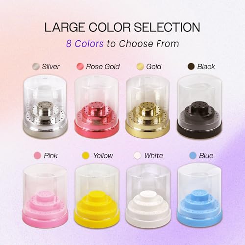 Organizador redondo para puntas de taladro de uñas PANA miniatura 5