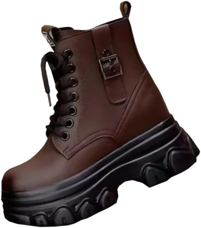 Women's winter shoes - thickened for warmth, extra height for the heel, casual platform ankle boots, suitable for commuting, outdoor activities, daily use