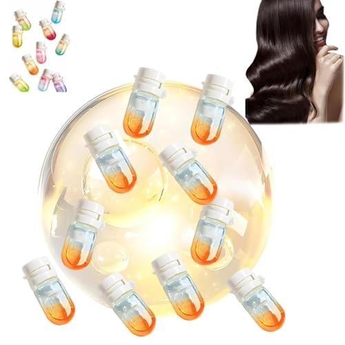 Parfum et Huile 2 en 1 - Huile capillaire nourrissante et brillante à l'avocat, 10 parfums pour cheveux pour femmes, huiles végétales naturelles pour le soin des cheveux, l'hydratation et le massage