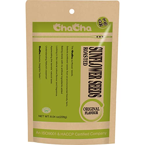 CHACHA - Graines de Tournesol Grillées Original, 1 sachet de 228 g