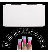 CHENYIYI 500PCS Duck Nail Tips for Acrylic Nails Professional, Half Cover Clear Nail Tips, Curved...