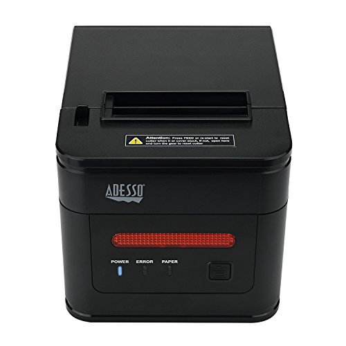 Image of Adesso NuPrint 210 Thermal Receipt Printer, 2 inch (58mm) Width, 120mm /s High-Speed, Compatible with Windows and Linux, Supports 1D Barcodes, USB Interface, Cash Drawer Connectivity