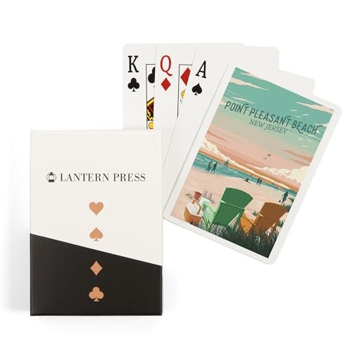 Lantern Press Point Pleasant Beach Baraja Poker 52 Cartas
