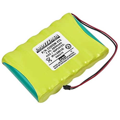 Dantona CUSTOM-475 7.2V 3800mAh Battery for Alarm Systems
