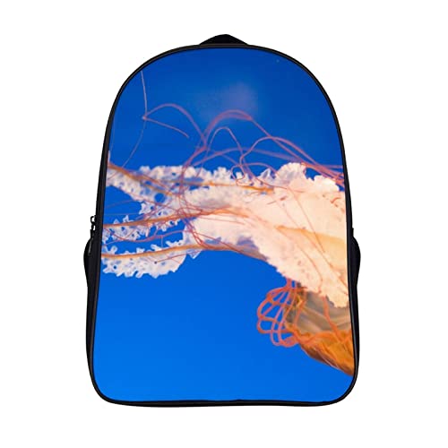 Mochila de medusa 3D inspirada en el océano para jóvenes libres