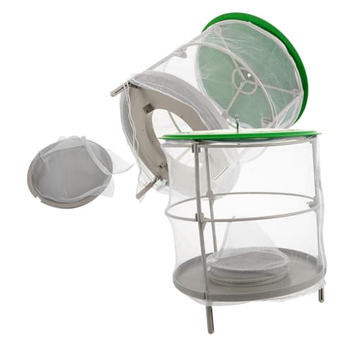 BESPORTBLE 1 Juego Colgantes Fly Catcher Flying Insect Trap Gardiun Avispa Mosquitero Trampas Volar Volador Cazador De Moscas De Rancho Red Atrapamoscas Trampa De Abejas El Plastico 2 Piezas