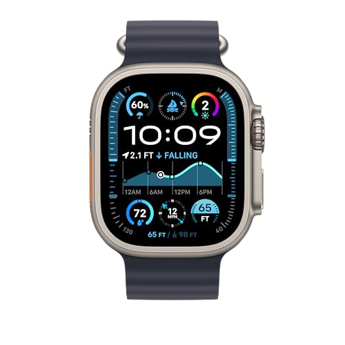 Apple Watch Band - Ocean Band - 49 mm - Navy - One Size