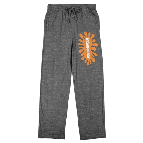 Nickelodeon Classic Logo Men's Heather Gray Sleep Pants
