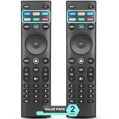 for VIZIO Smart TV Remote Replacement, Universal for VIZIO Remote Control XRT140?Pack of 2?