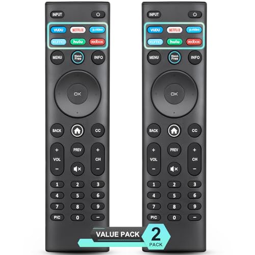 Universal for VIZIO Smart TV Remote Replacement XRT1402 Pack