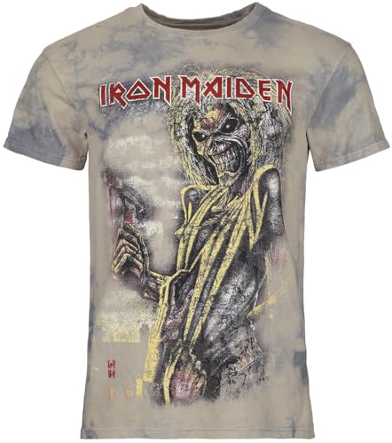 Iron Maiden Killers Männer T-Shirt weiß/grau XL 100% Baumwolle Band-Merch Bands