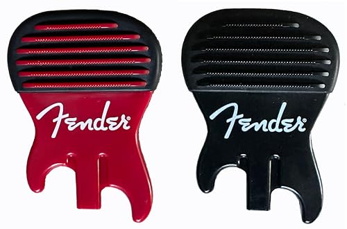FENDER Patented Callus Builder & Finger Strengthener – includes 8-lb and 15-lb Resistance Finger Exerciser for Guitar, Bass – Guitar Finger & Grip Strength Tool – Ideal Guitar & Bass Accessories