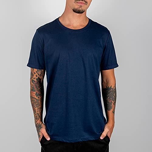 Kit com 5 Camisetas Básicas Masculina T-shirt Algodão (Kit 1, XGG)