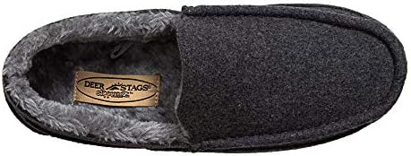 Deer Stags Men's Spun Slipper, Dark Grey, Men's US 13 Med | Image 1