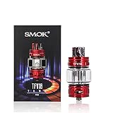 smok tfv18 tank 7.5ml atomizzatore sigaretta elettronica fit tfv18 mesh dual mesh rba coil vaporizzatore per morph 2 mod vape (rosso)