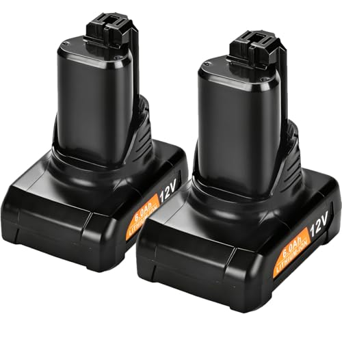 2 X 6.0Ah Li-Ion-Ersatzakku für Bosch Professional 12V System Akku GBA kompatibel mit BAT420 BAT411A BAT412 BAT413 BAT411 GBA GSR GSA und GST 12V.