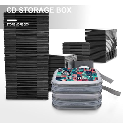 Mallette CD rigide au design artistique pour collection de 40 DVD - 6