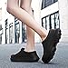 Unisex Eva Platform Mules Clogs with Arch Support Fashion Lug Sole Lightweight Slingback Work Chef Shoes Closed Round Toe Non Slip Thick Sole Cushion Increased Height Garden Sandals For Women Men (Black,10)
