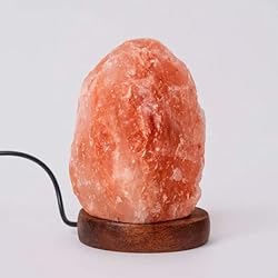 Lamparas De Sal Del Himalaya Natura Decolores | Lámpara de Piedra de Sal del Himalaya | Aporta Diseño y Elegancia a Cualquier Estancia | Decoración del Hogar | Tamaño Grande | Regalo Original
