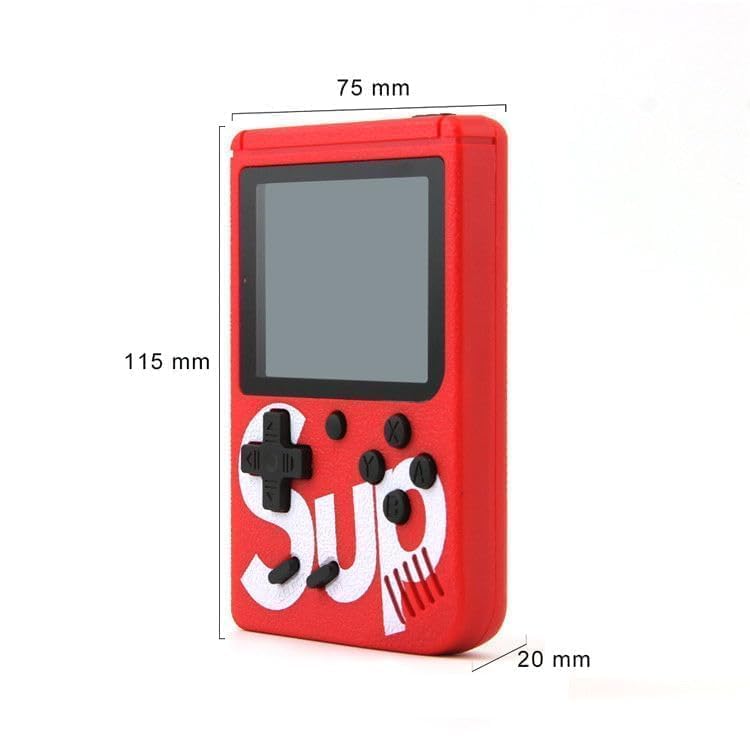 Image of DOMENICO SUP 400 in 1 Handheld Mini Retro Game Box - 400 Preloaded Games, and USB Charging Cables with Games Like Mario , Contra, Islander Bomber Man etc. (Color As Per Availability)