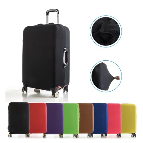 S/M/L/XL Suitcase Case Luggage Protective Cover Stretch Suitcase Protector Baggage Dust Case Cover Suitable for 18-32 Inch for Luggage, Travelling(Blue,M(22-24inch))3
