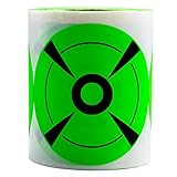 Target Stickers Self Adhesive Targets for Shooting Adhesive Shooting Targets Fluorescent Green Label