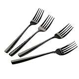 Teyyvn Black Stainless Steel Dessert / Salad Forks, Set of 16